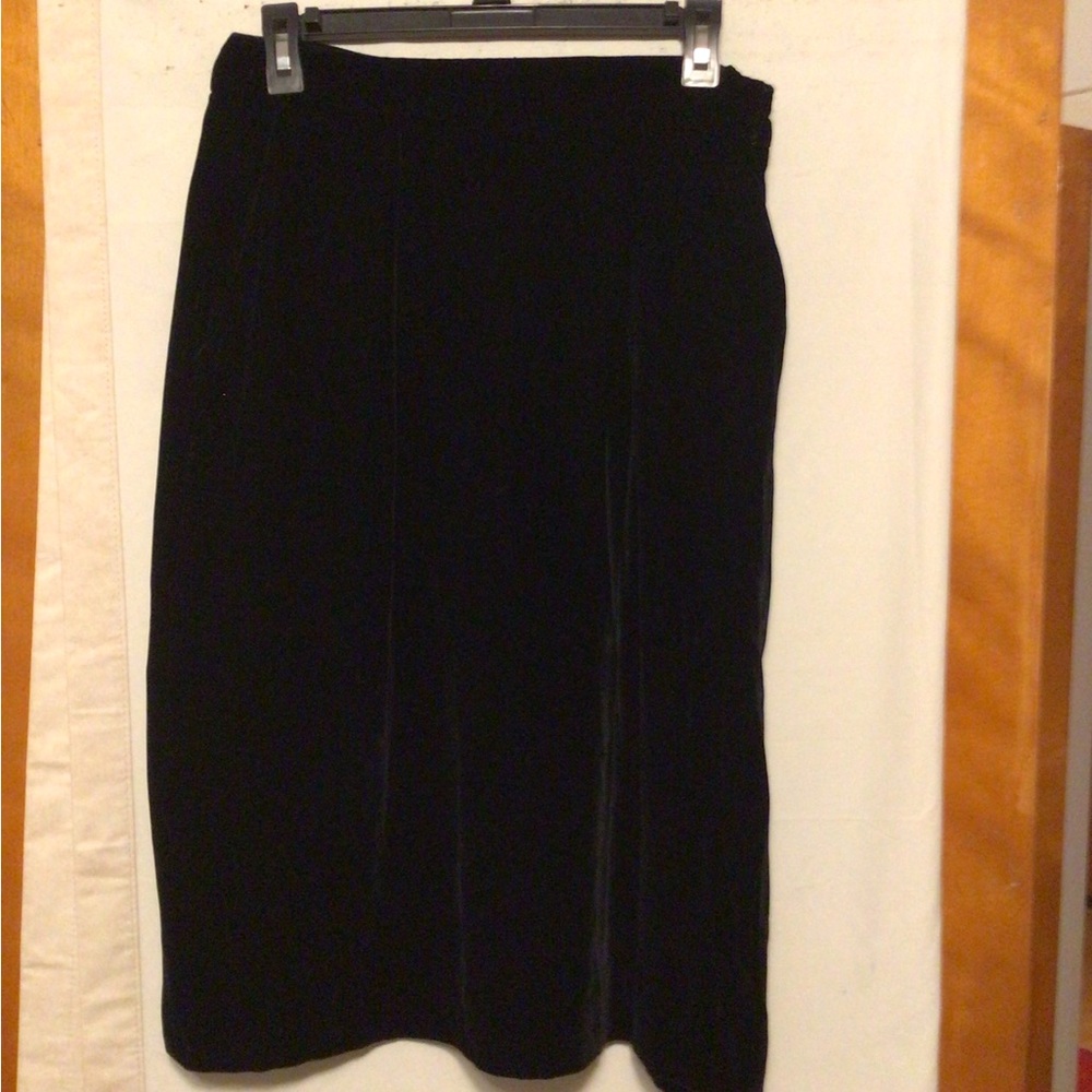 CHRISTIAN DIOR VELVET MINI SKIRT SZ 12 # VINTAGE # VELVET # PARTY